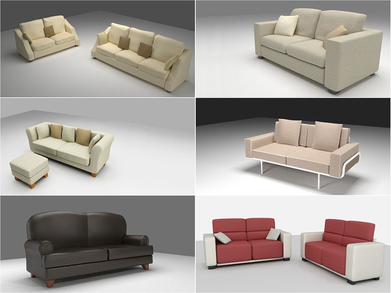 Sofa Set 3D Model ubicaciondepersonas.cdmx.gob.mx