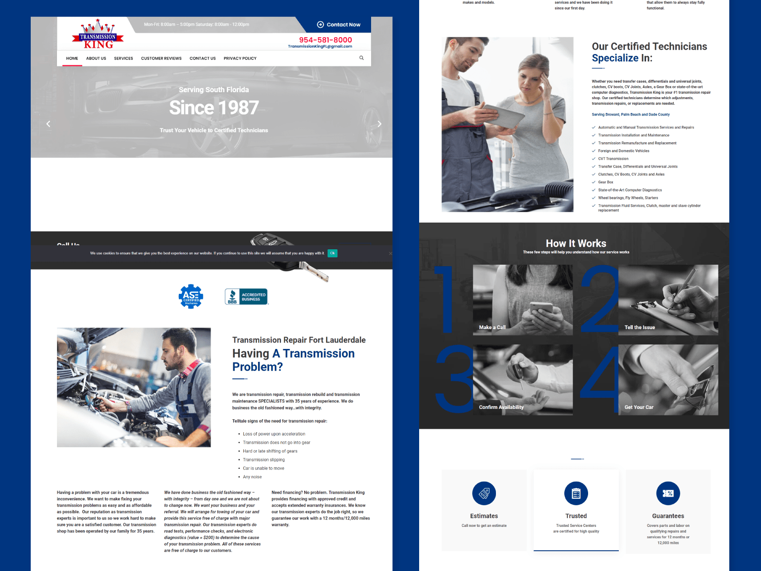 King Transmission Auto & Truck Repair Crecode IT Professionals UK