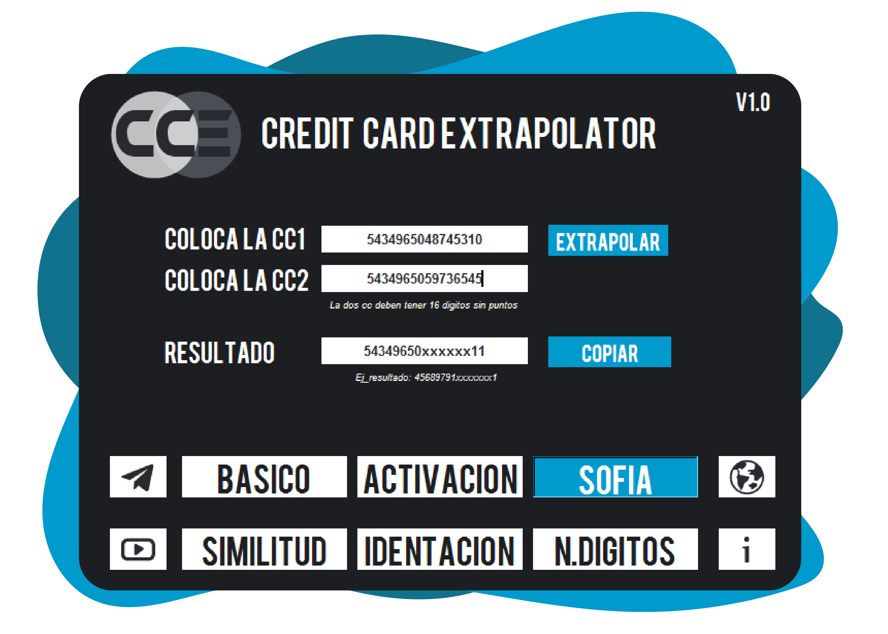 Credit Card Extrapolator