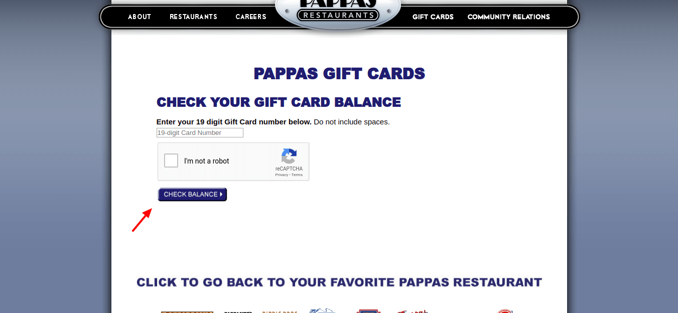 How to Check Pappas Restaurants Gift Card Balance Credit Cards Login