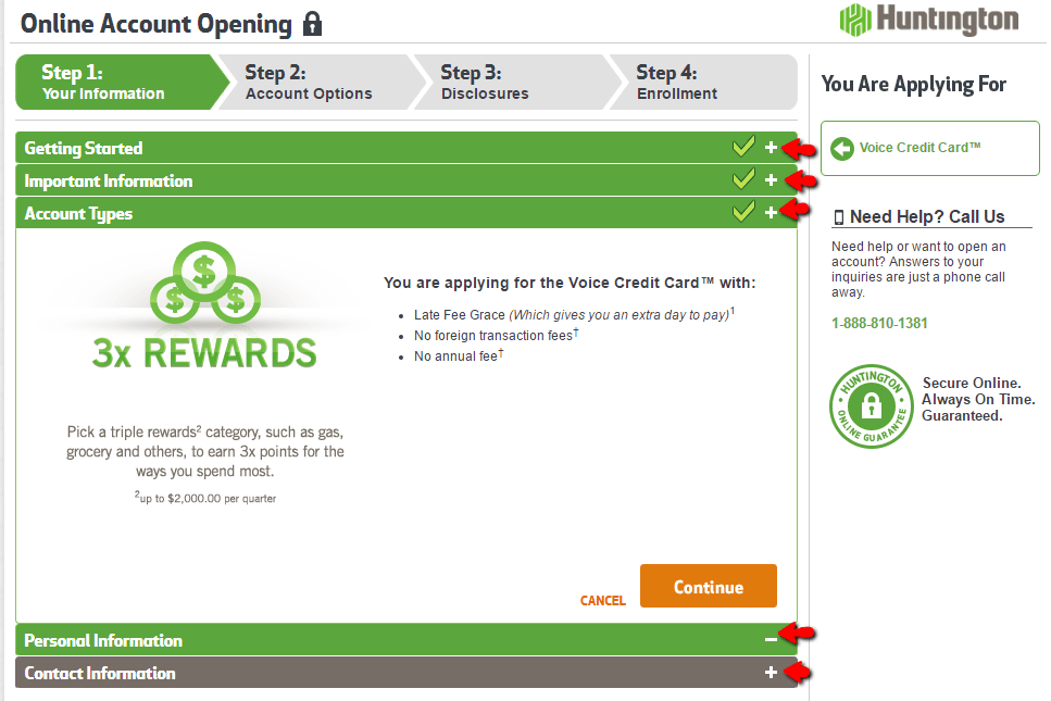How to Apply to Huntington Credit Card CreditSpot