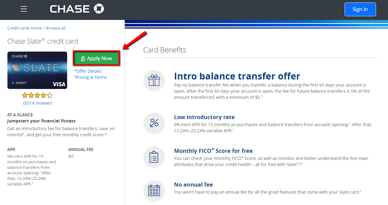Chase Slate Credit Card Requirements / Chase Freedom Vs Chase Freedom