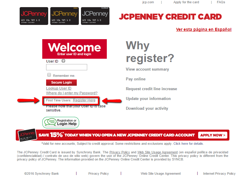 JCPenney Credit Card Login Make a Payment CreditSpot
