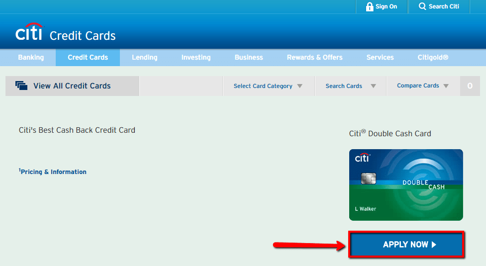 How to Apply to Citi Double Cash Credit Card CreditSpot