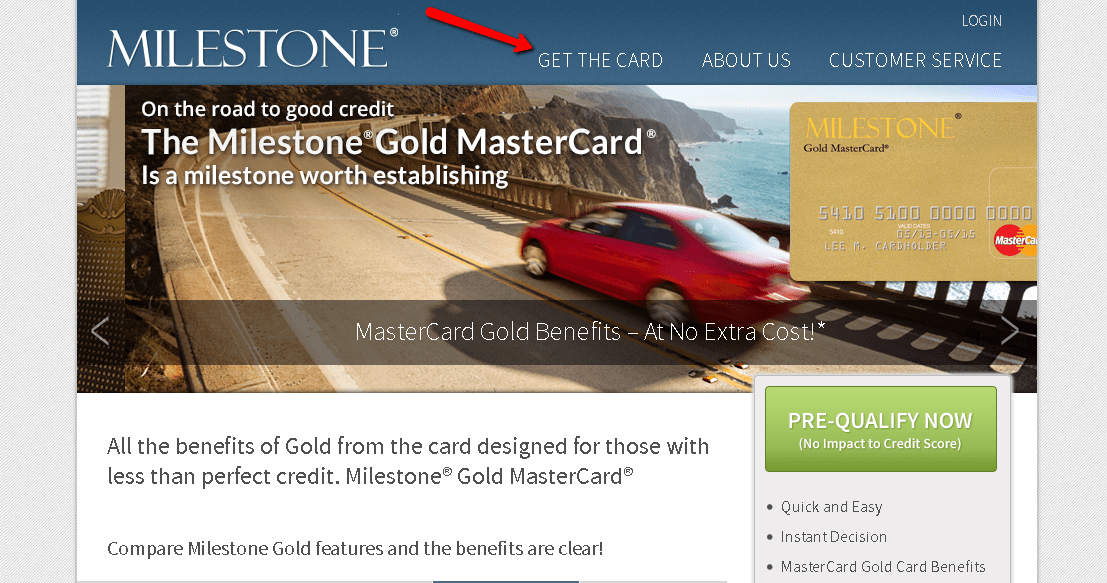 How to Apply to Milestone Gold MasterCard Credit Card CreditSpot