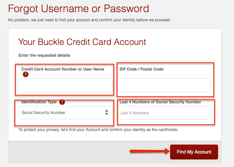 Buckle Credit Card Login Make a Payment CreditSpot
