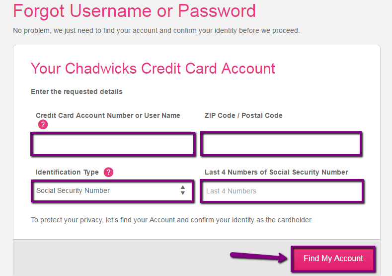 Credit Card With No Credit Or Deposit Chadwicks Credit Card