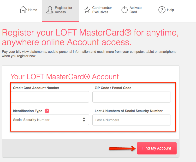 Loft Credit Card Login Make a Payment 💳 CreditSpot