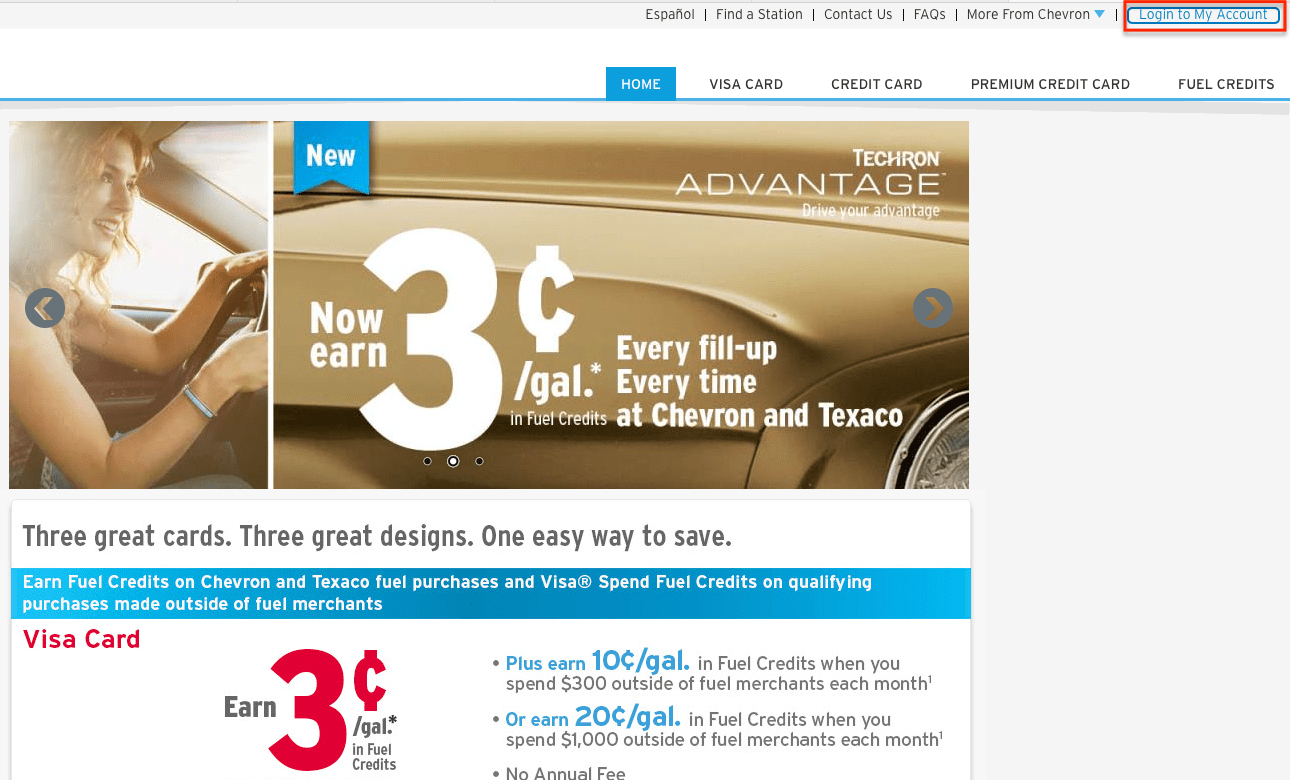 Chevron Premium Credit Card Login Make a Payment CreditSpot