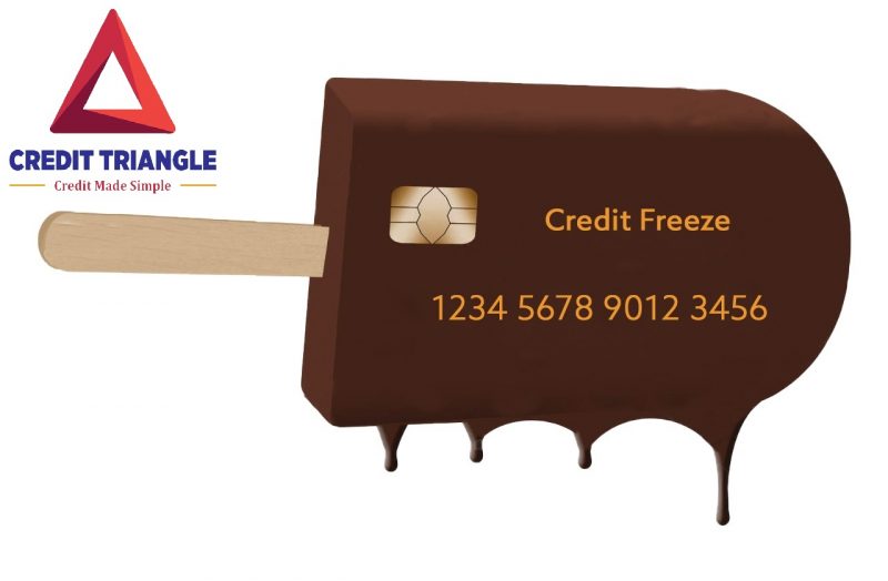 What is the meaning of credit freeze?