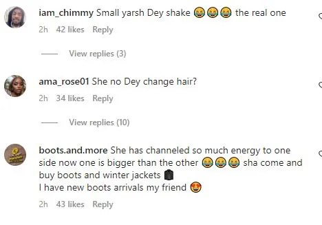 “One side big pass the other” – Netizens drag TikTok star, Kelly Bhadie