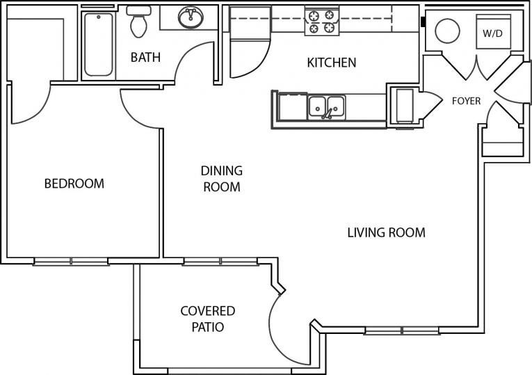 1 Bed, 1 Bath Creekside Estates Spearfish, SD Apartments