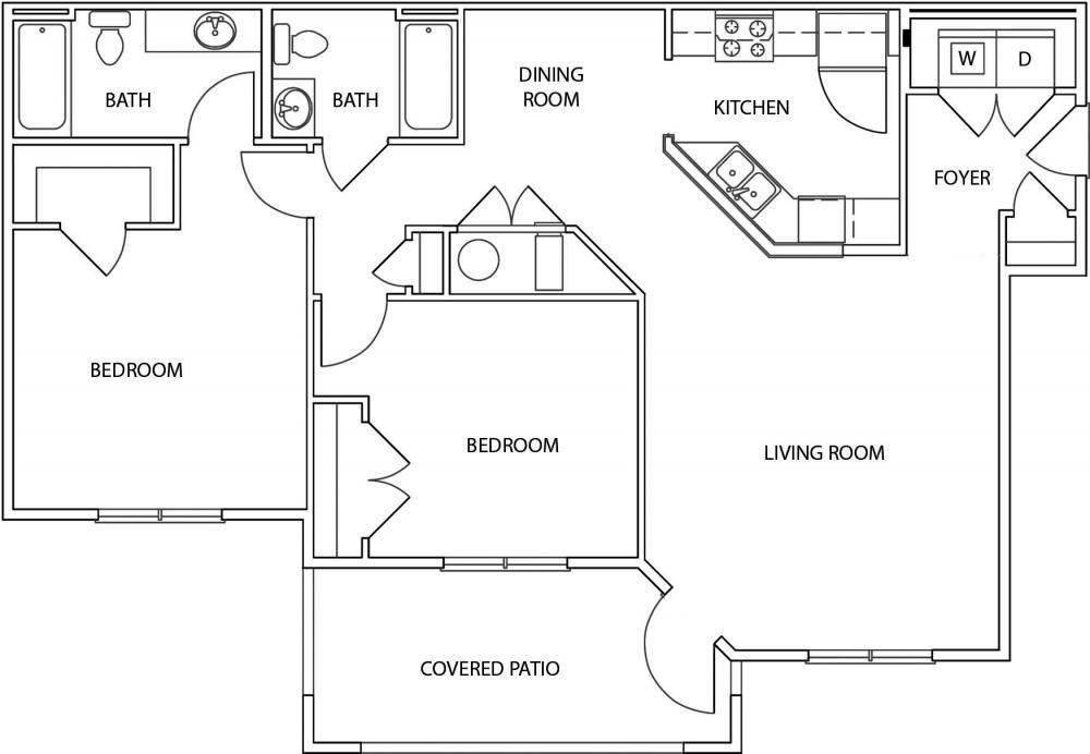 2 Bed, 2 Bath Creekside Estates Spearfish, SD Apartments