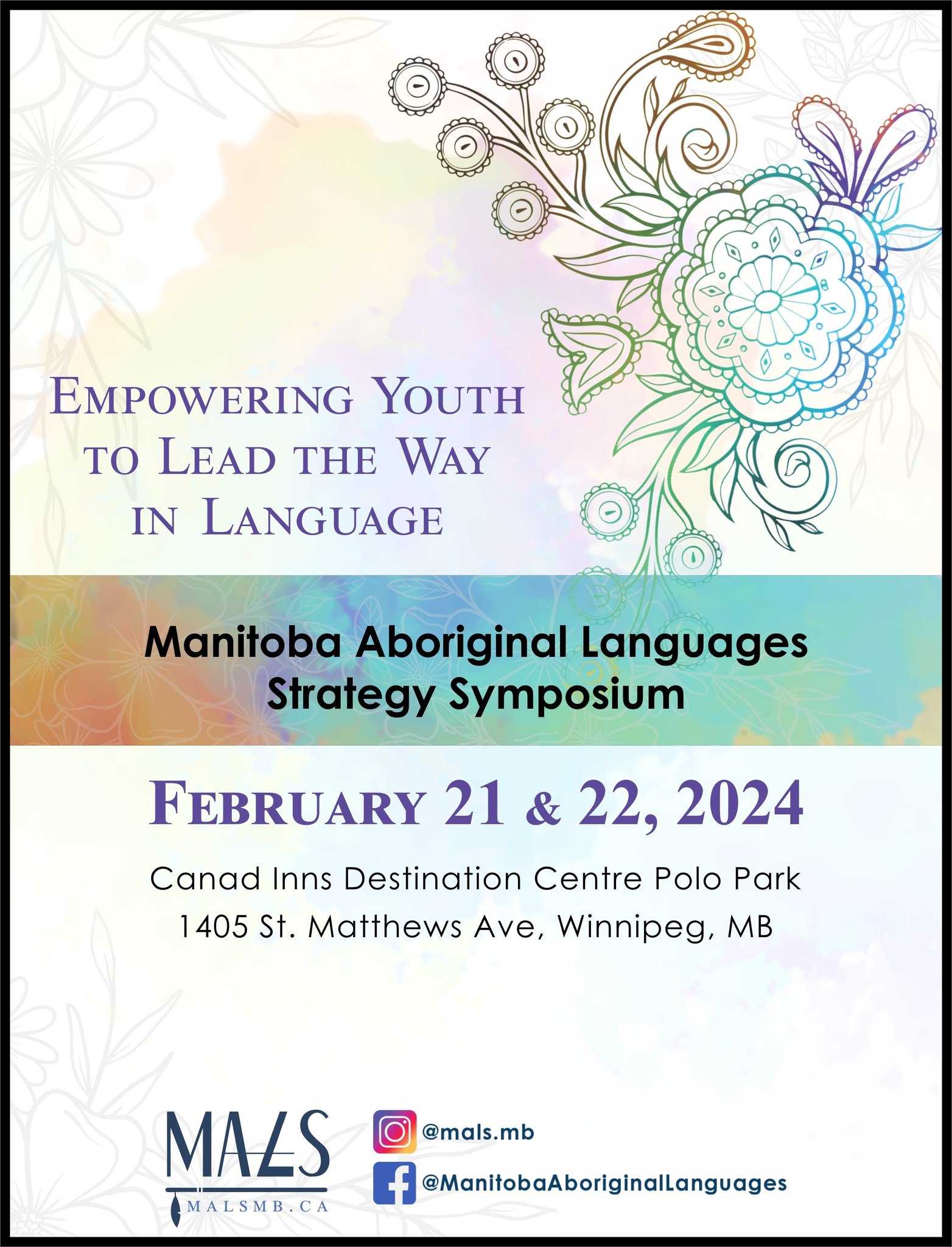 Manitoba Aboriginal Languages Strategy Symposium Cree Literacy Network