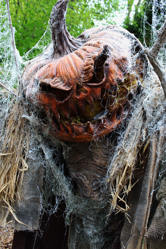 Grand 7 Foot Scarecrow Prop with LED