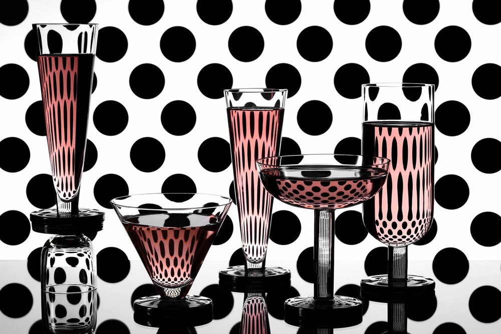 Puck Cocktail Glass Made With Thick Glass By Tom Dixon