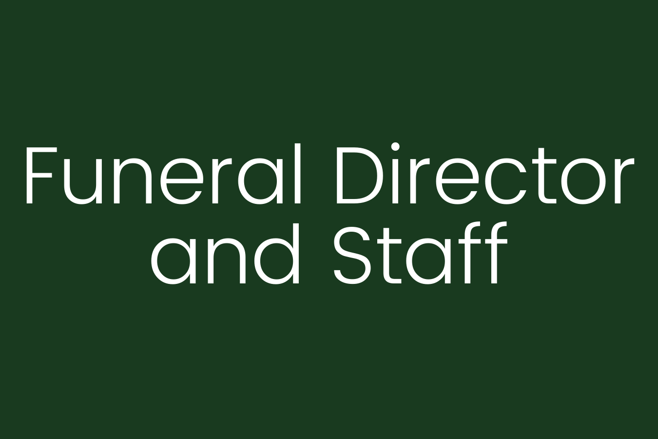 Funeral Director and Staff Cremation Services of Western NY