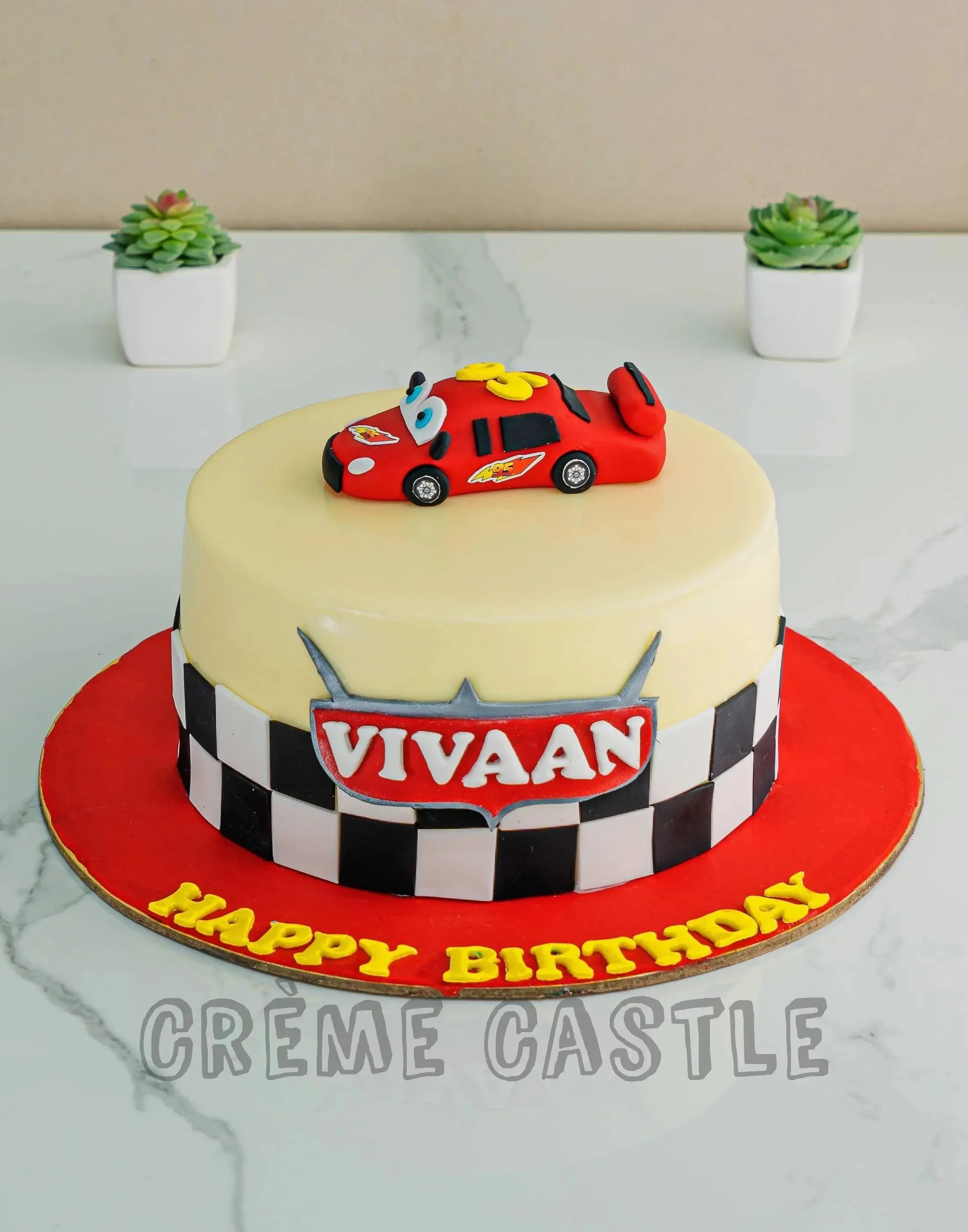Top 130+ the cars birthday cake latest kidsdream.edu.vn