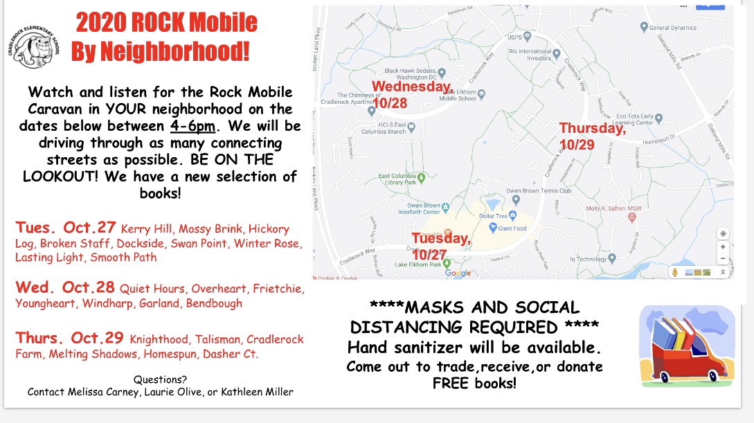 ROCK Mobile Visits the Community Cradlerock Elementary School