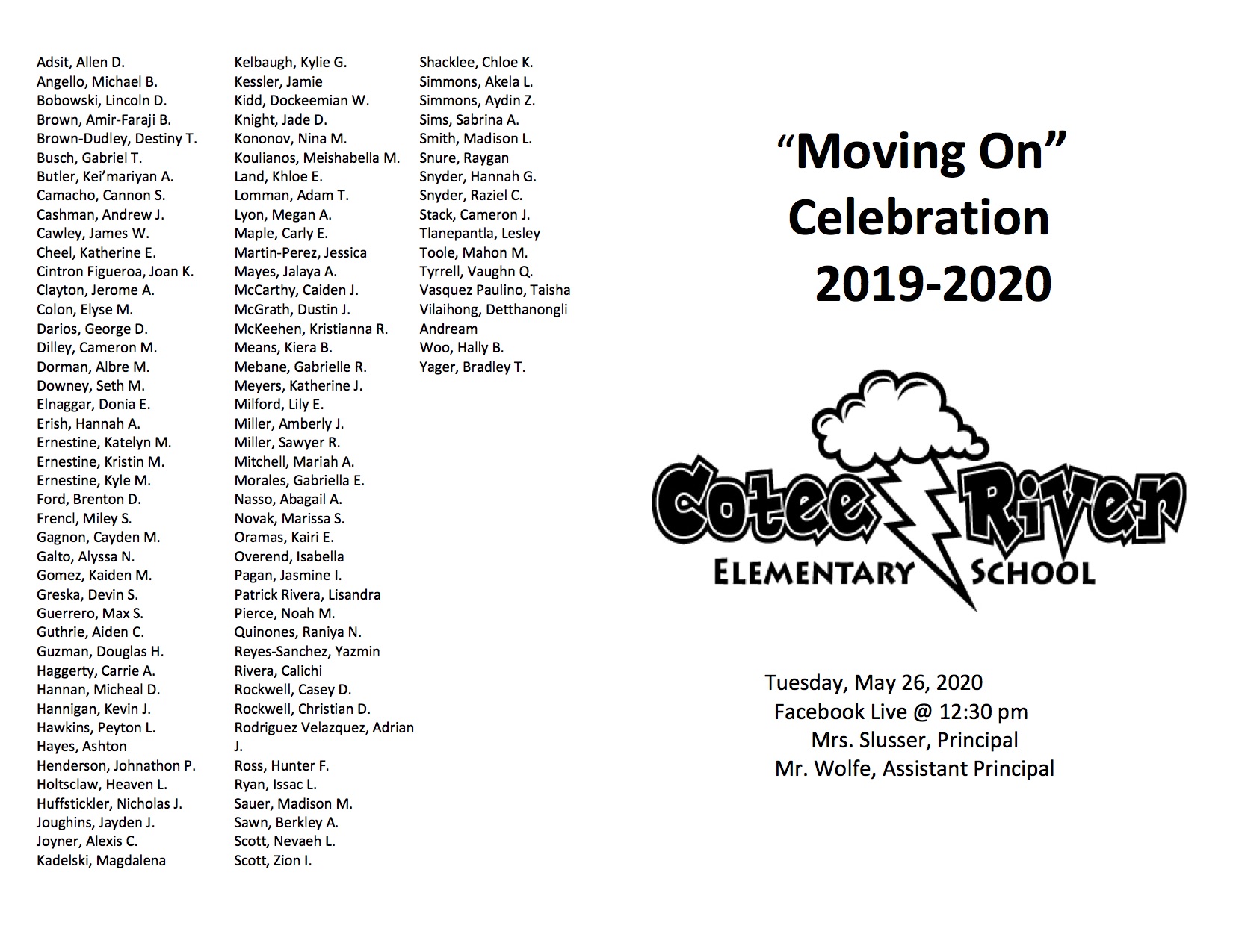 5th Grade Promotion Cotee River Elementary School