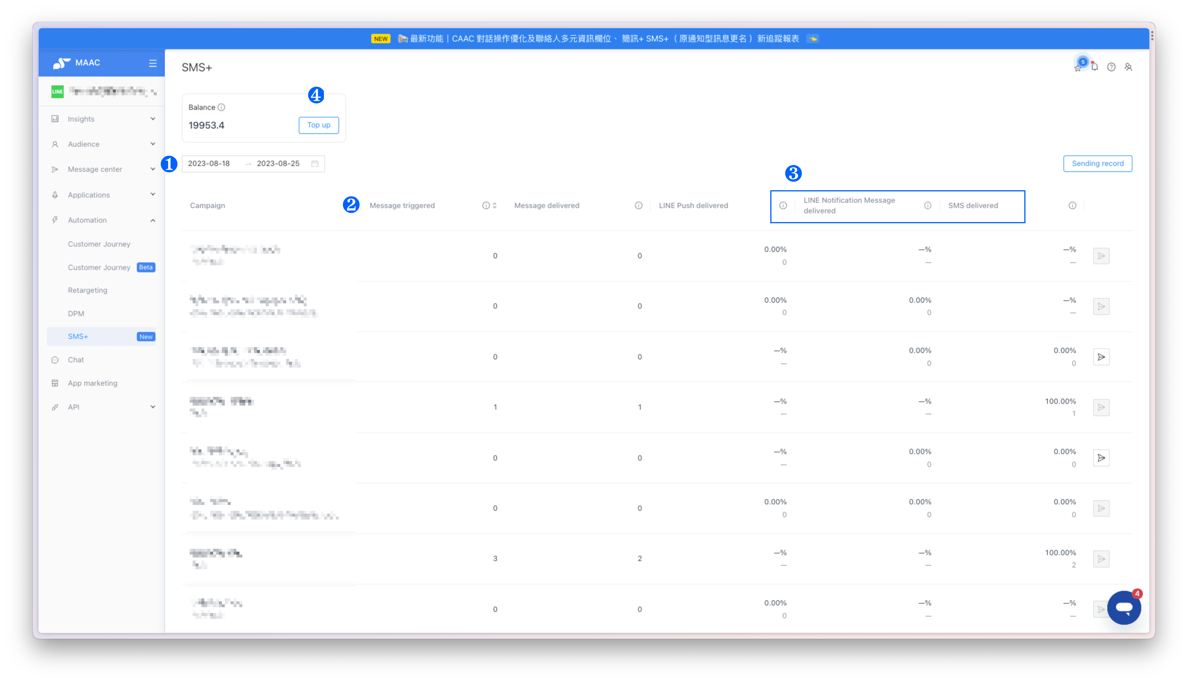 Tutorial SMS+ Notification Message Push (Manual Upload) Crescendo