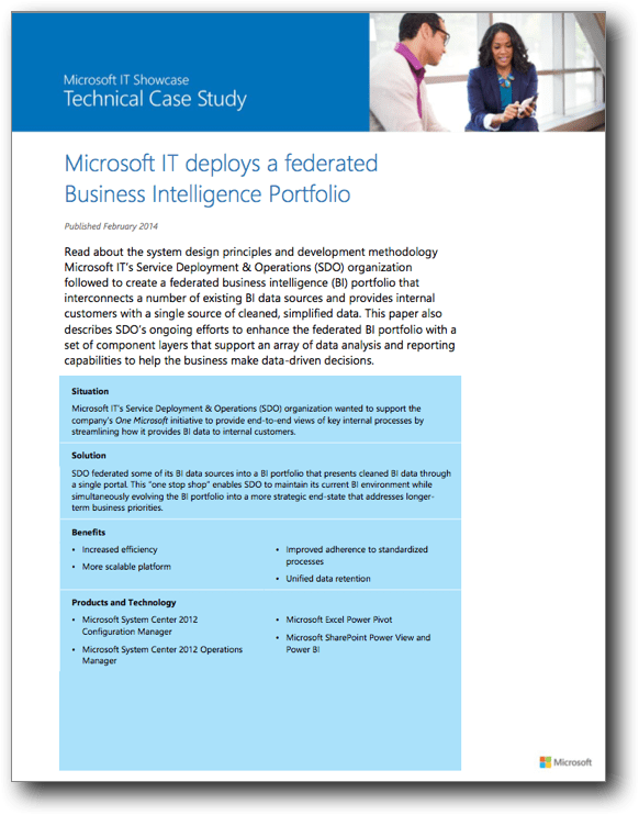 Technical Case Study Deploying Business Intelligence Crescent Beach