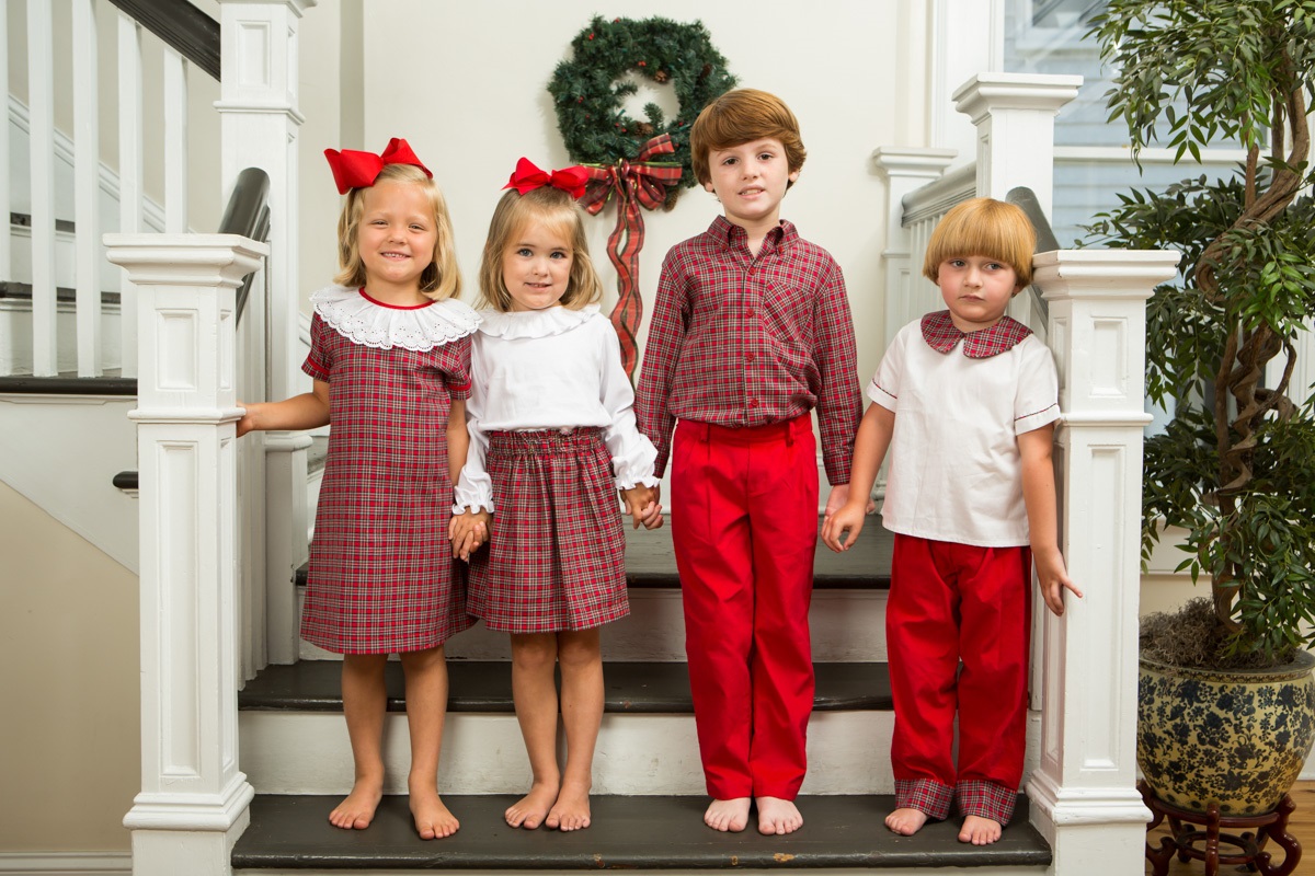 Tartan Plaid for The Holidays! childrens clothing smocked heirloom
