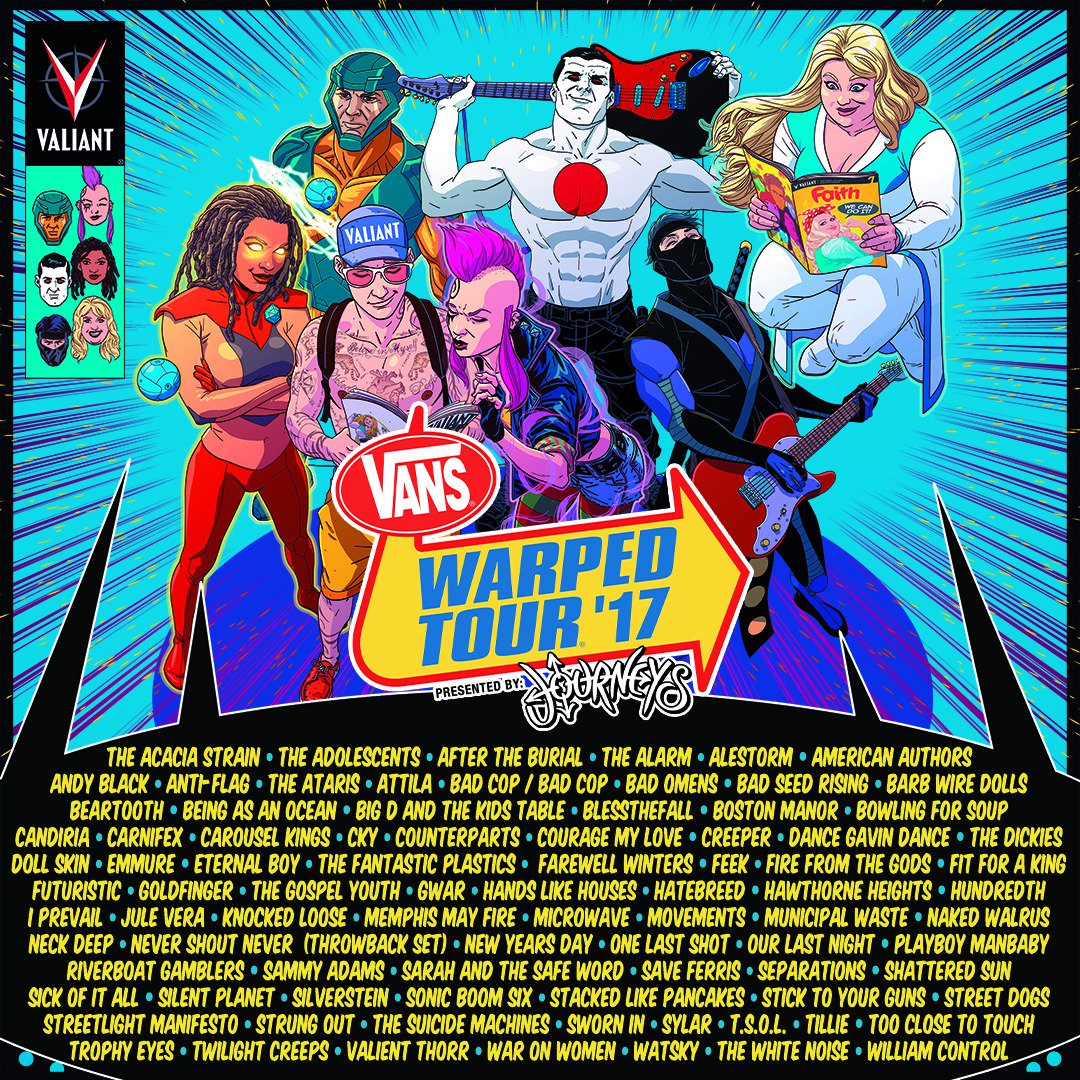 Vans Warped Tour 2017 Artist Announcement with Live Performances