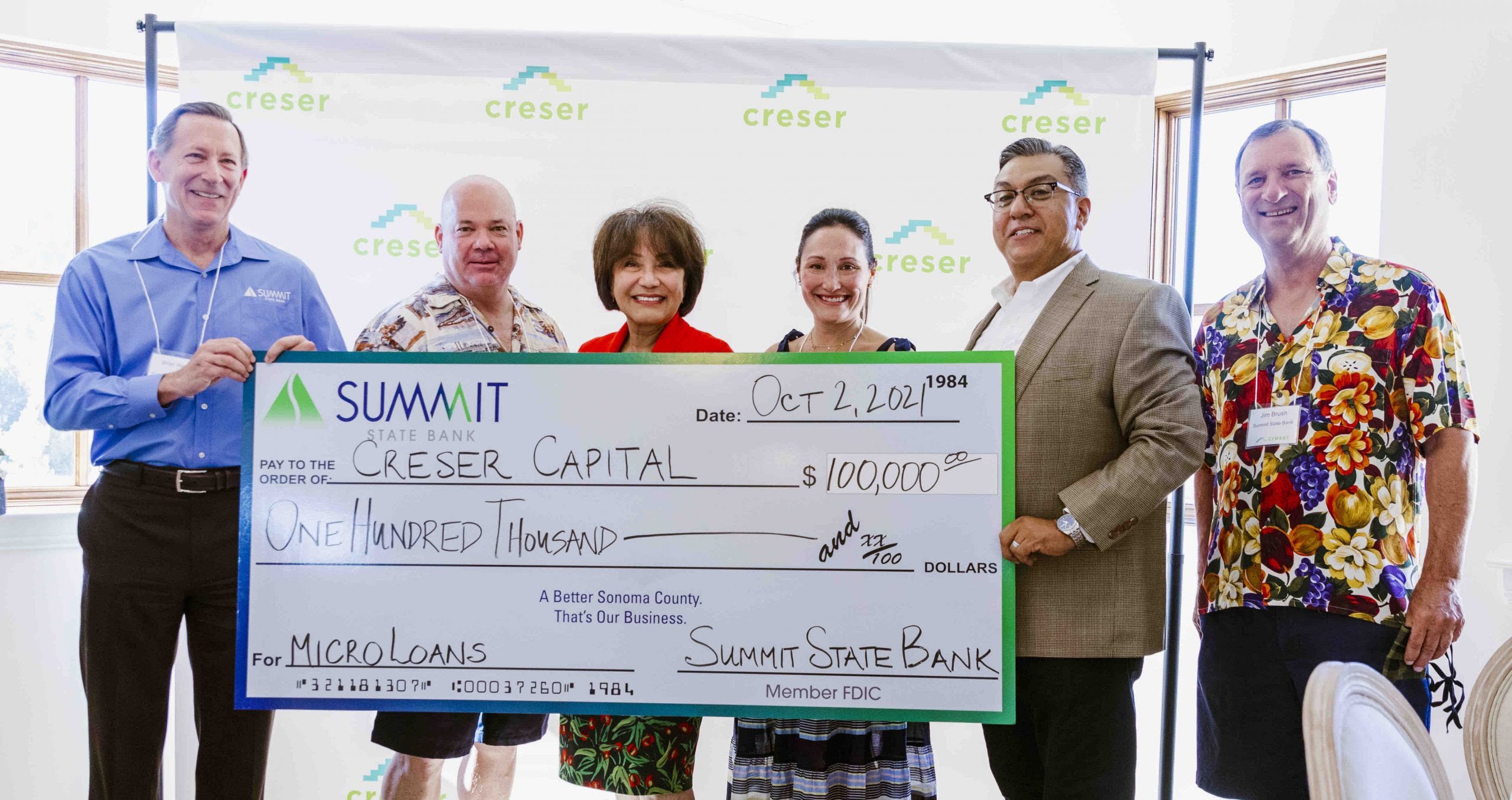 Oct 2, 2021 Creser Launch Event at Bacchus Landing Creser