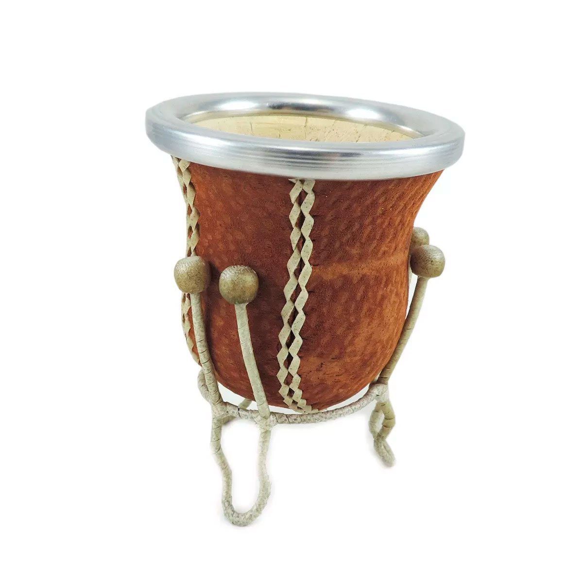 Mate Cuero Carpincho Tipo Bocon Crespo