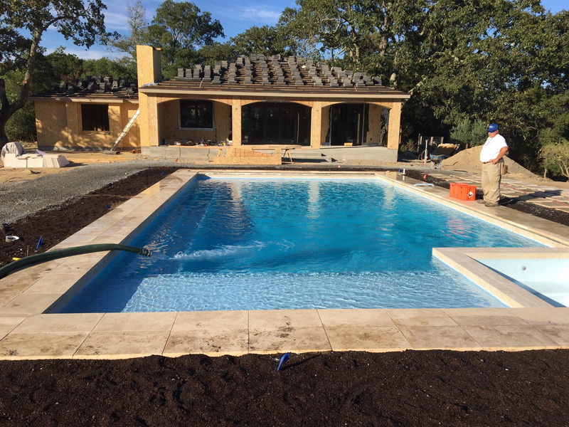 Water filling for pools