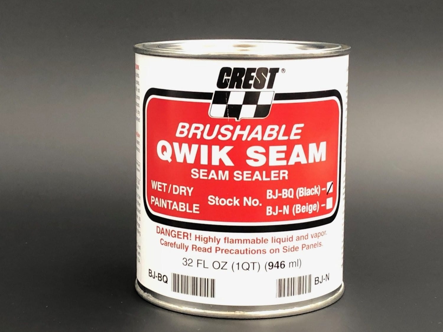 BRUSHABLE QWIK SEAM BLACK Crest Auto