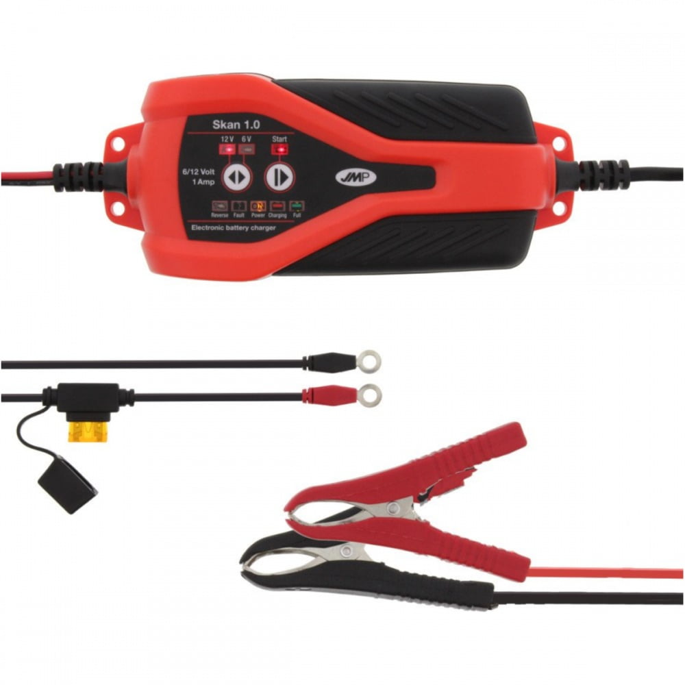 Lithium Motorcycle Battery Charger (6v & 12V Charging at 1.0A)