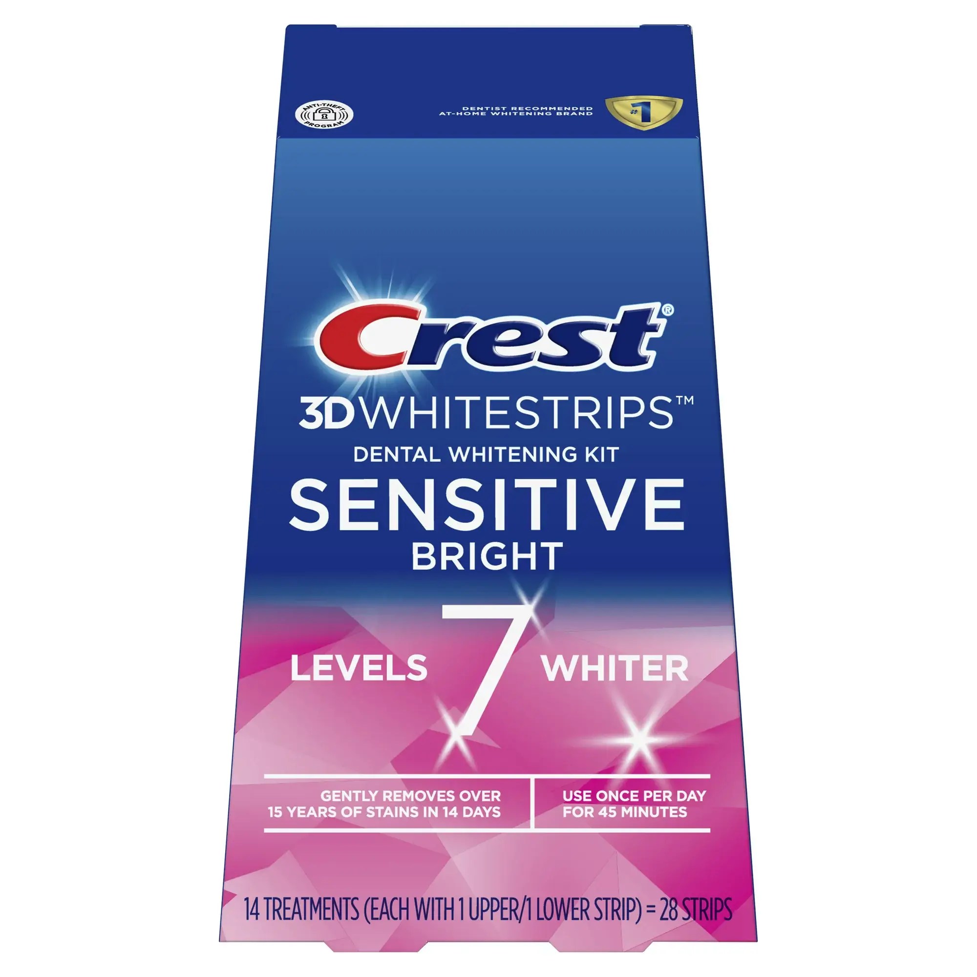 Crest 3D Whitestrips Sensitive Bright Fullbox sealed