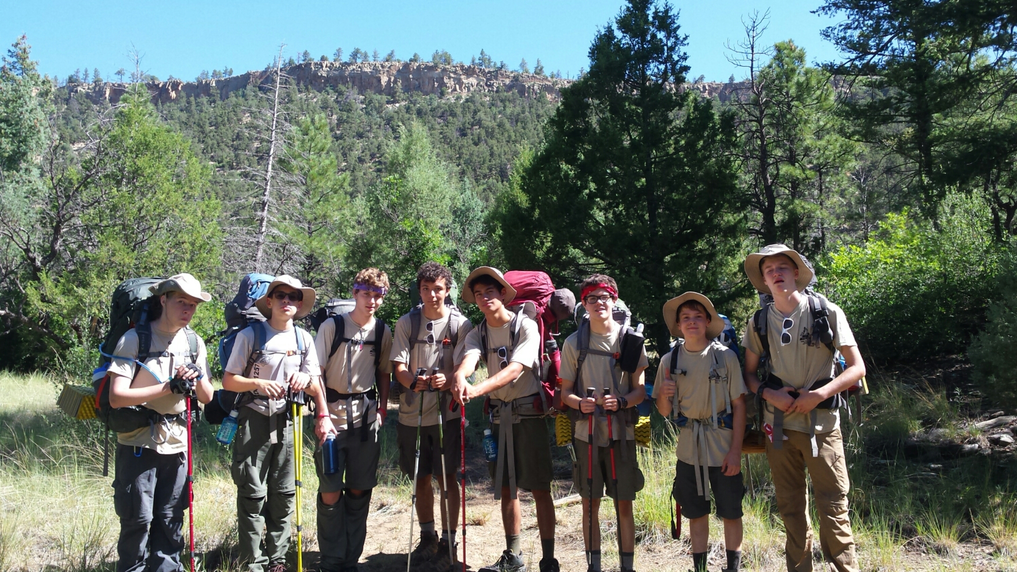 Philmont Day 3 Full Day on Trail crew1257