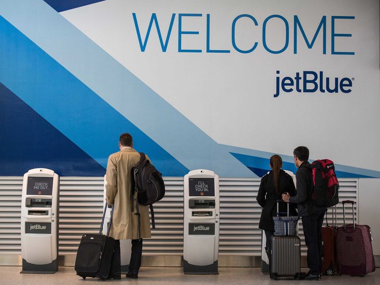 JetBlue; Airline introduces its first integrated biometric self