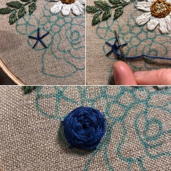 How to Embroider Roses [6 Different Ways] Crewel Ghoul