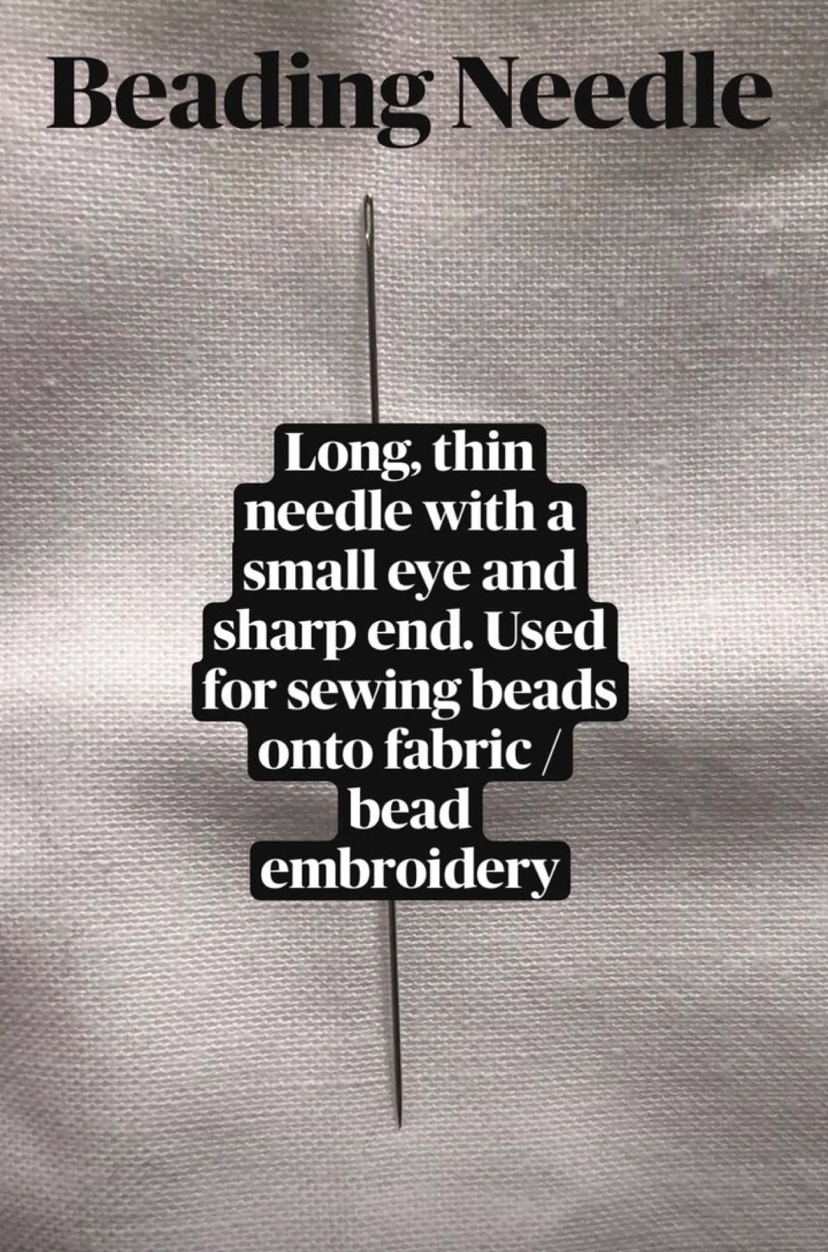 Types of Sewing and Embroidery Needles And Their Uses Crewel Ghoul
