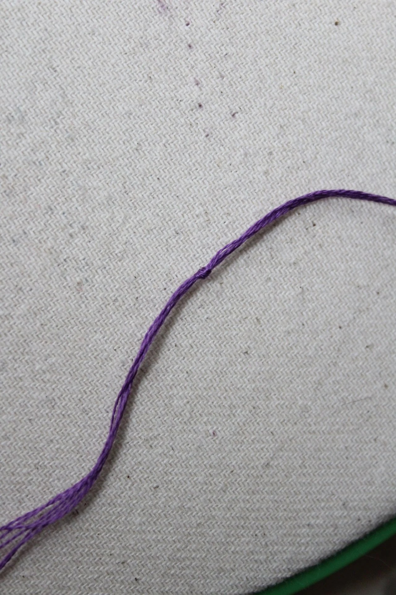 Methods For Starting and Tying off Embroidery Stitches Crewel Ghoul