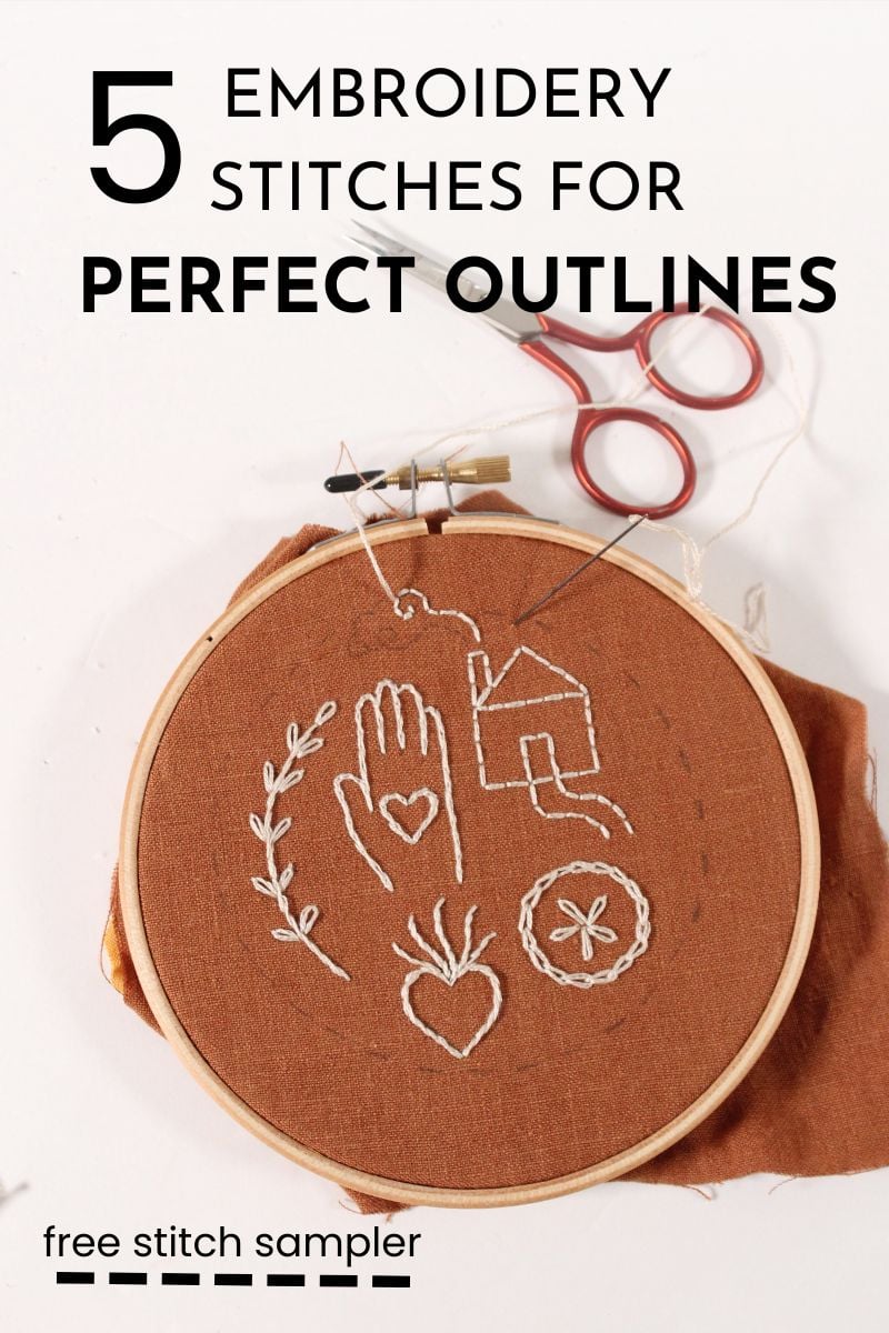 The 5 Best Embroidery Stitches For Outlining Crewel Ghoul