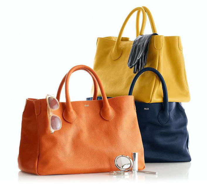 Monogram Tote Bags from Mark & Graham Crewlade