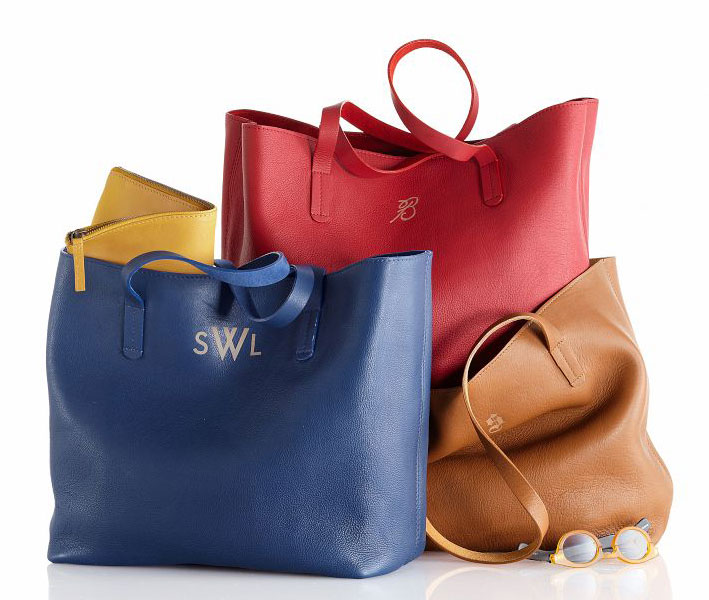 Monogram Tote Bags from Mark & Graham Crewlade