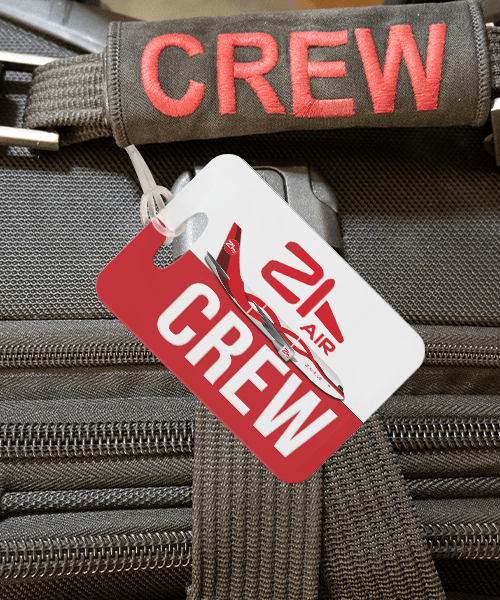 AIR21 CREW Luggage Tags Crew Luggage Tags Customized Luggage Tags