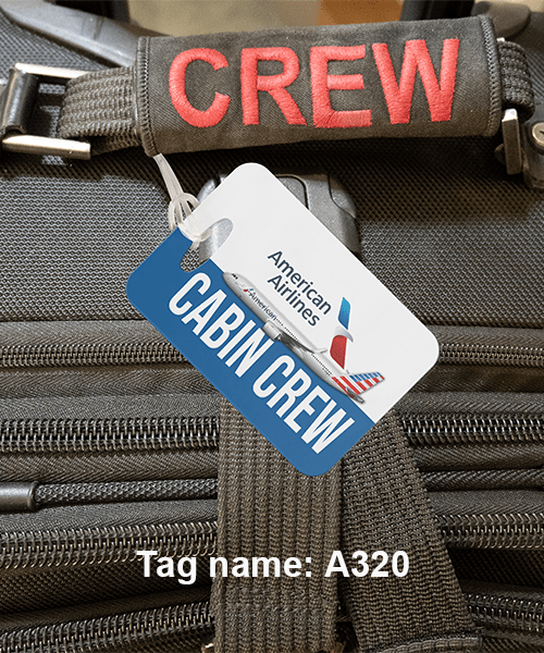 American Airlines CABIN CREW Luggage Tags Crew Luggage Tags