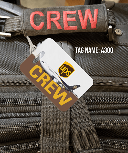 UPS CREW Luggage Tags Crew Luggage Tags Customized Luggage Tags for