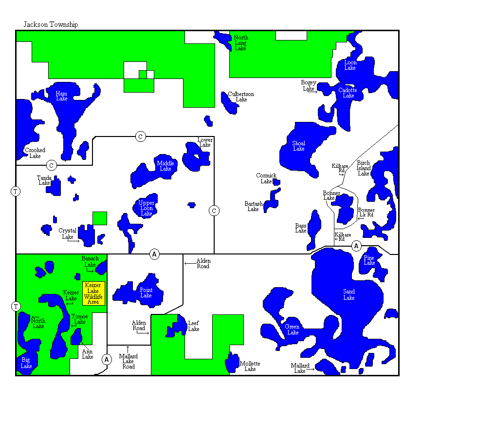 Real estate in Jackson Township County Wisconsin Imagemap