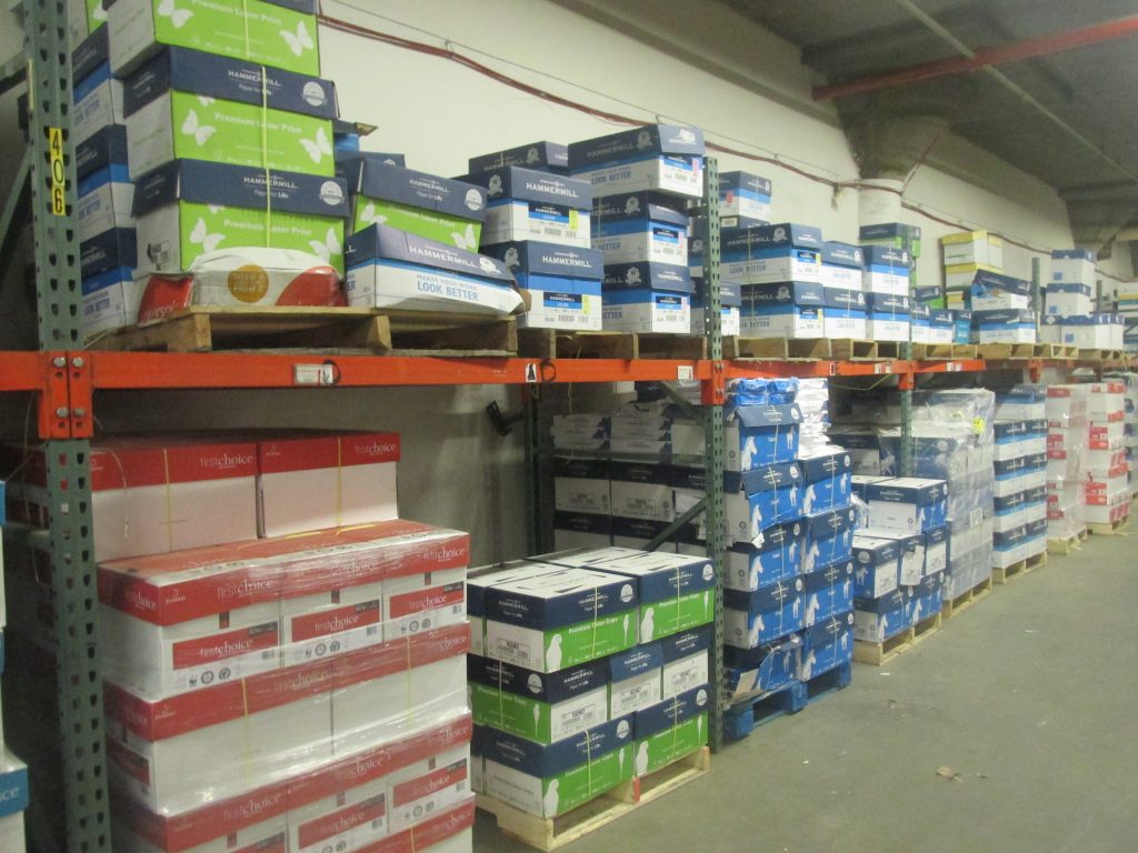 500,000± New Office Supply Inventory & Warehouse Equipment CRG LLC