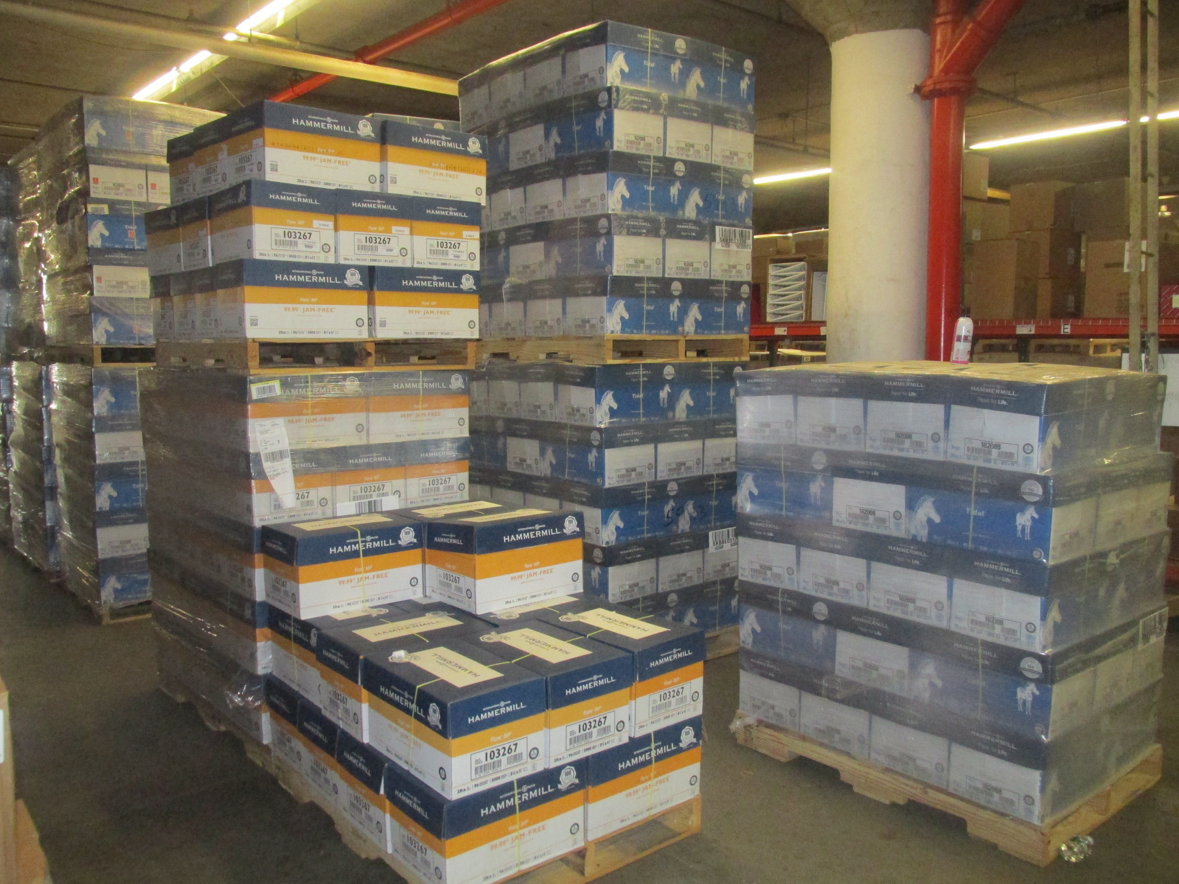 500,000± New Office Supply Inventory & Warehouse Equipment CRG LLC