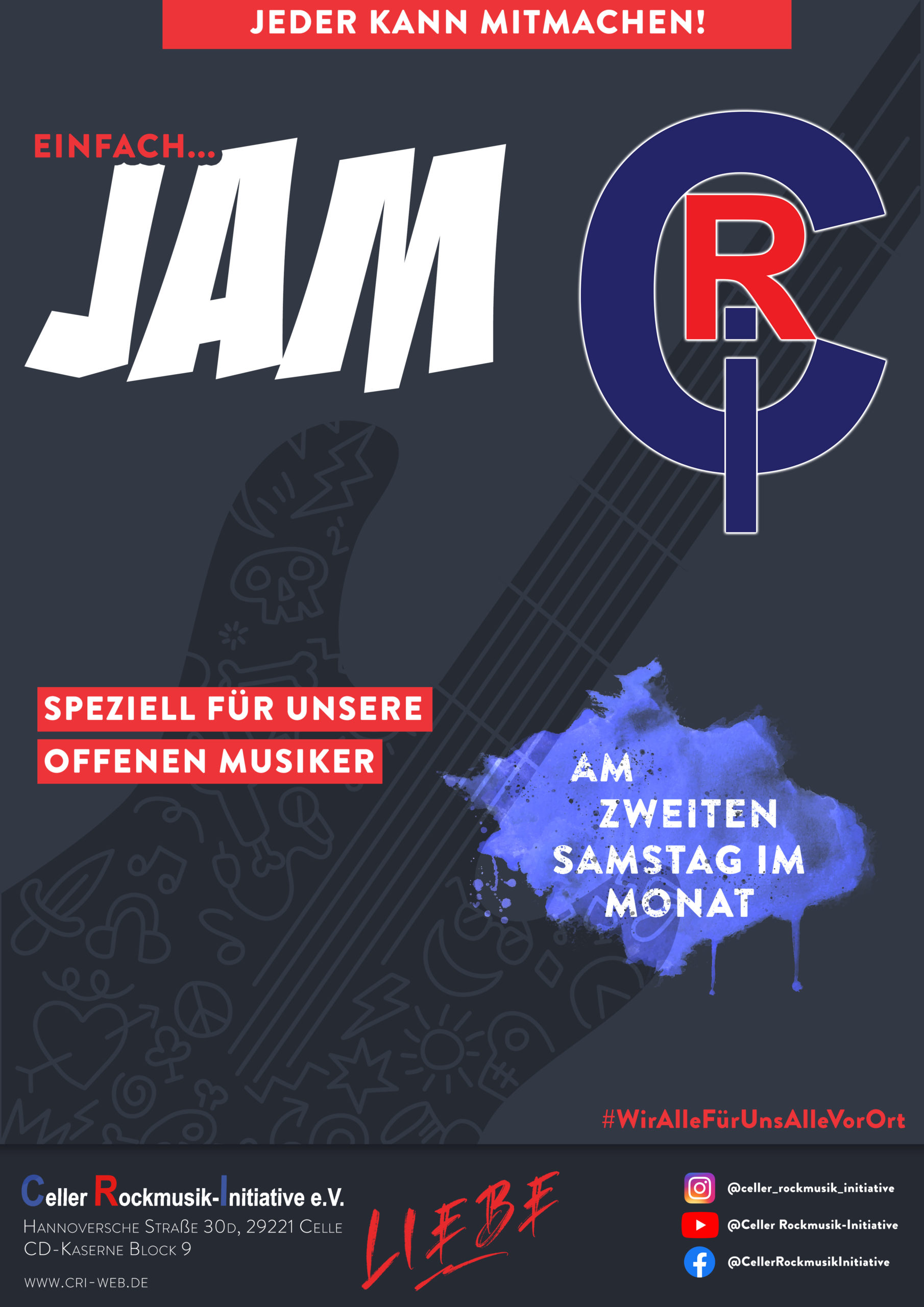 Rockmusik Kalender 2023 Jam Session - Cri Celle