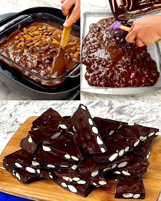 Salted Almond Chocolate Bars Cribic Recipe